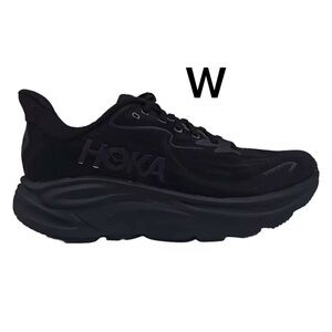Hoka one oneClifton10 women's All-Black Athletic Sneakers soft for long day ues